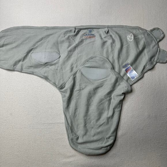 Swaddle Me 100% Cotton Sleep Sack Gray Baby - Picture 6 of 8
